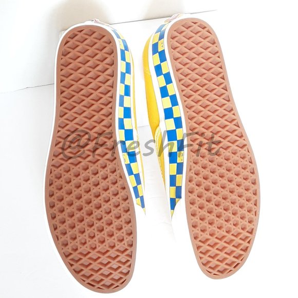 🆕Vans Authentic 44 DX Anaheim Factory OG Yellow Blue Check M7 | W8.5 NWT NWOB - Picture 5 of 8